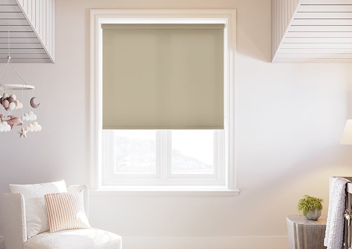 Verona, Country Cream - Motorised Roller Blind - Image 3